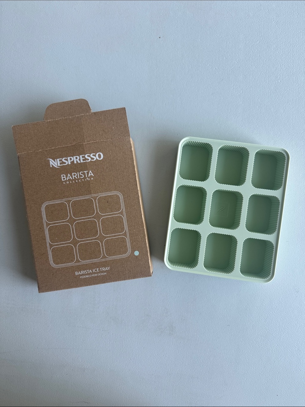 Nespresso Barista Silicone Ice Tray - Mint Green (NEW)